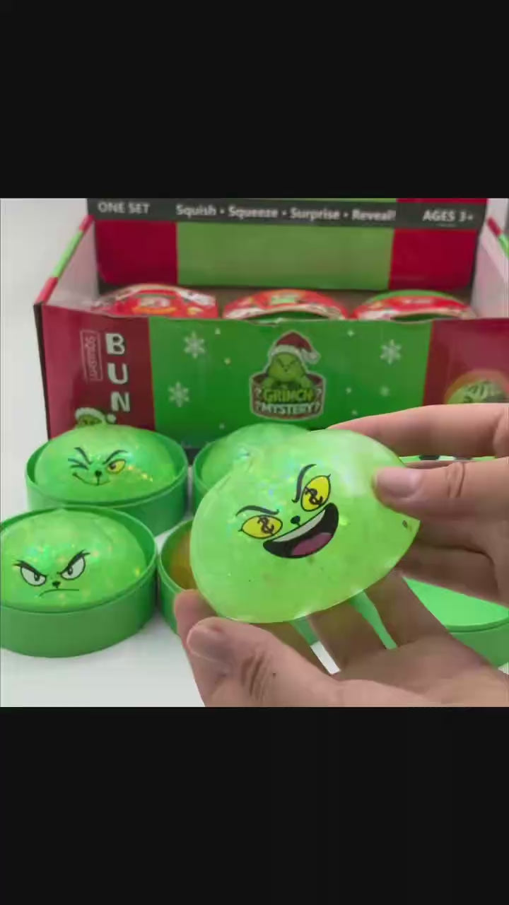 PRE-ORDER – Green Christmas Mischief Mystery Squishy