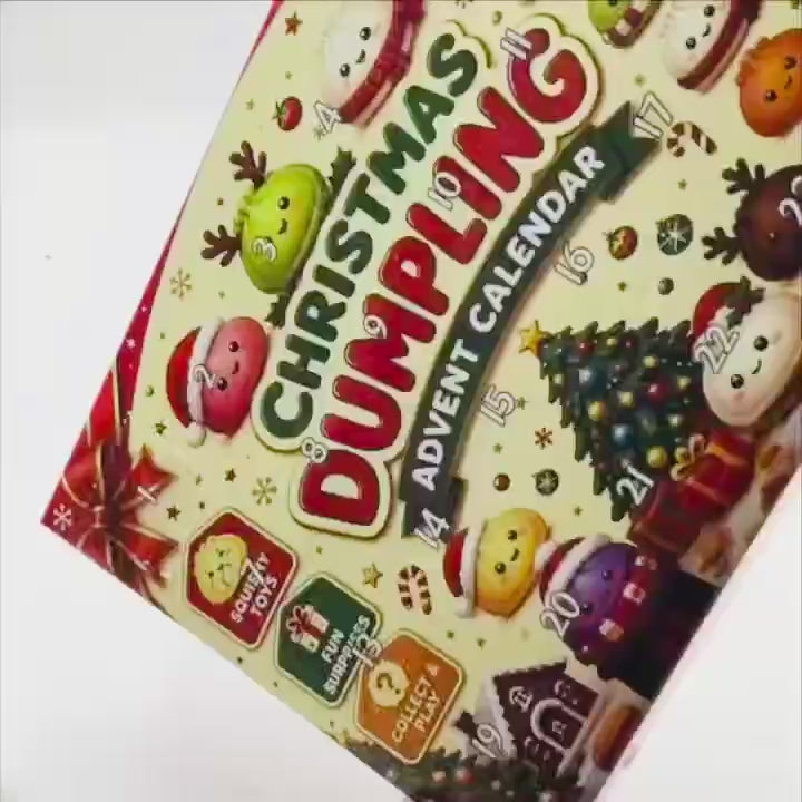 PRE-ORDER – Christmas Dumpling Squishy Advent Calendar (24 Pieces)