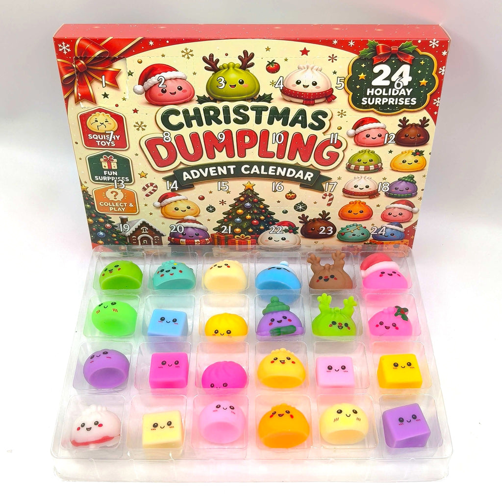 PRE-ORDER – Christmas Dumpling Squishy Advent Calendar (24 Pieces)