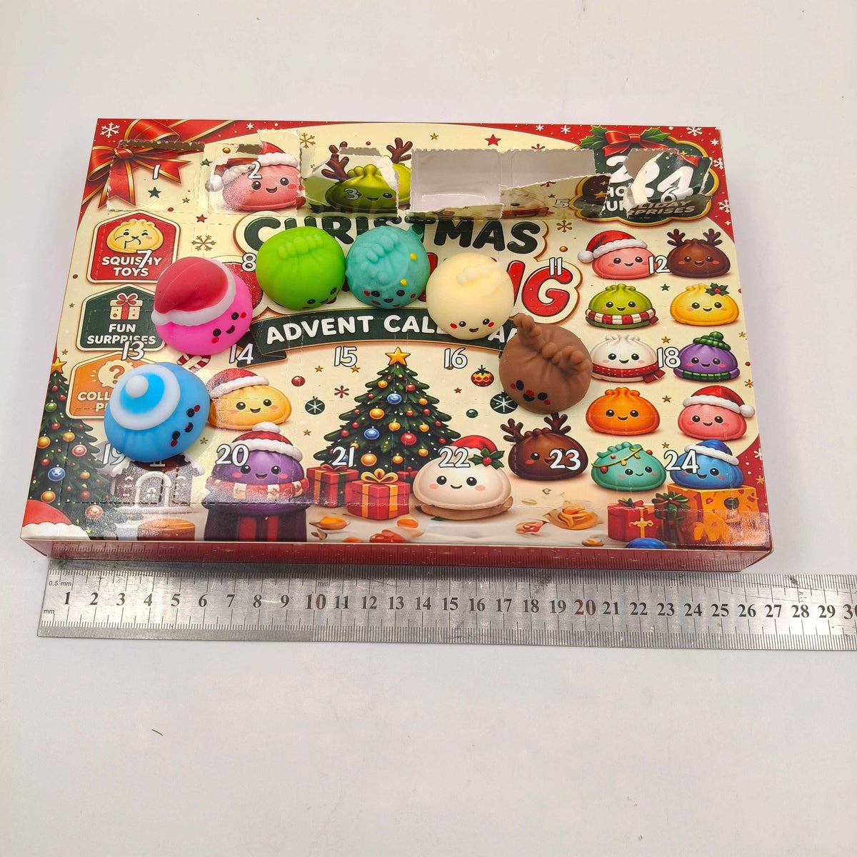 PRE-ORDER – Christmas Dumpling Squishy Advent Calendar (24 Pieces)