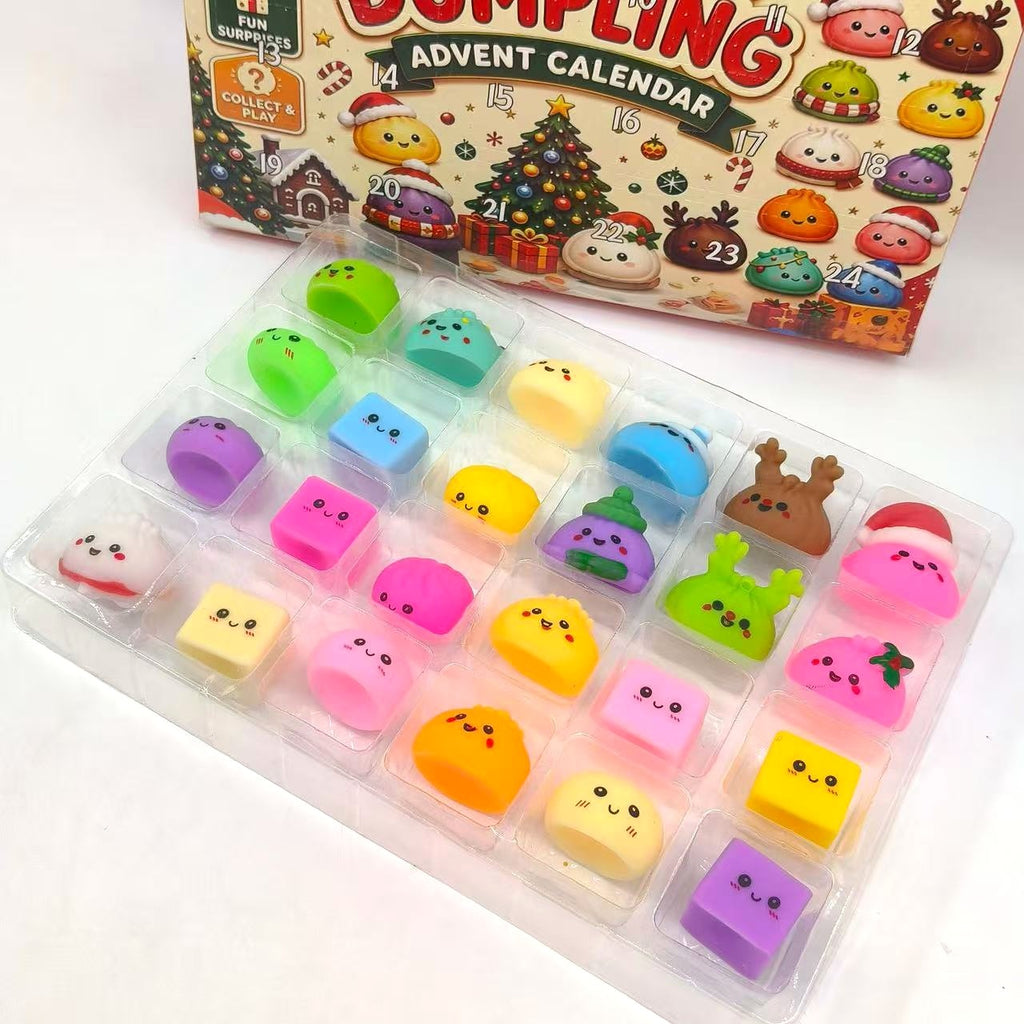 PRE-ORDER – Christmas Dumpling Squishy Advent Calendar (24 Pieces)